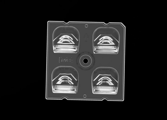 4IN1 TYPE3S 88%-93% Transmittance وحدة ضوء الشارع LED لأبعاد 50 * 50mm مع مواد عدسة PC
